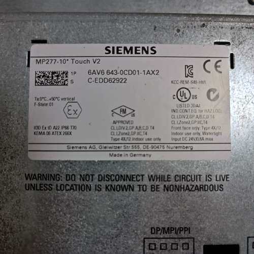 议价6AV6 643-001-1AX2实物图。，咨询