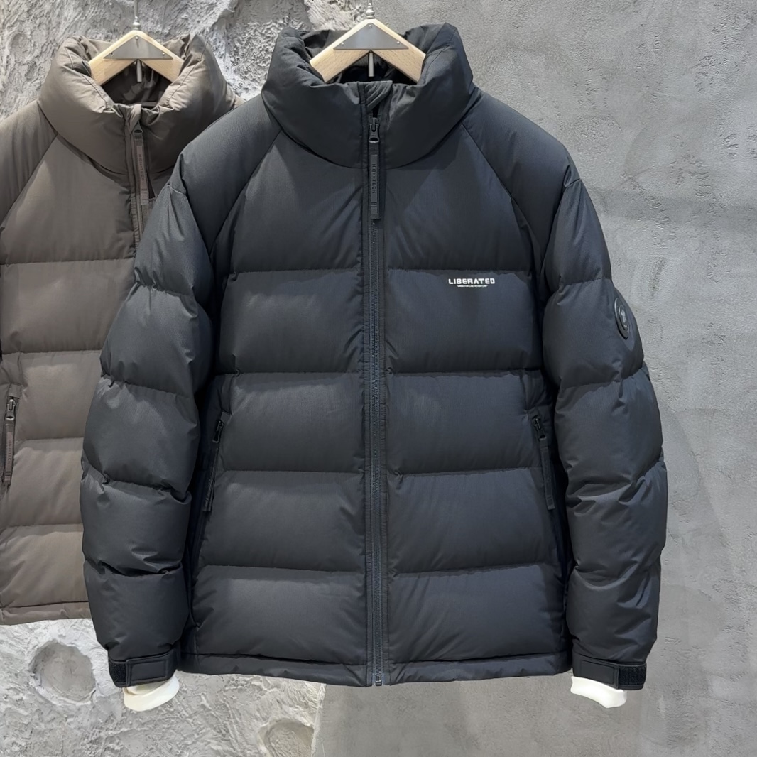 冬季新款轻薄羽绒服男士立领