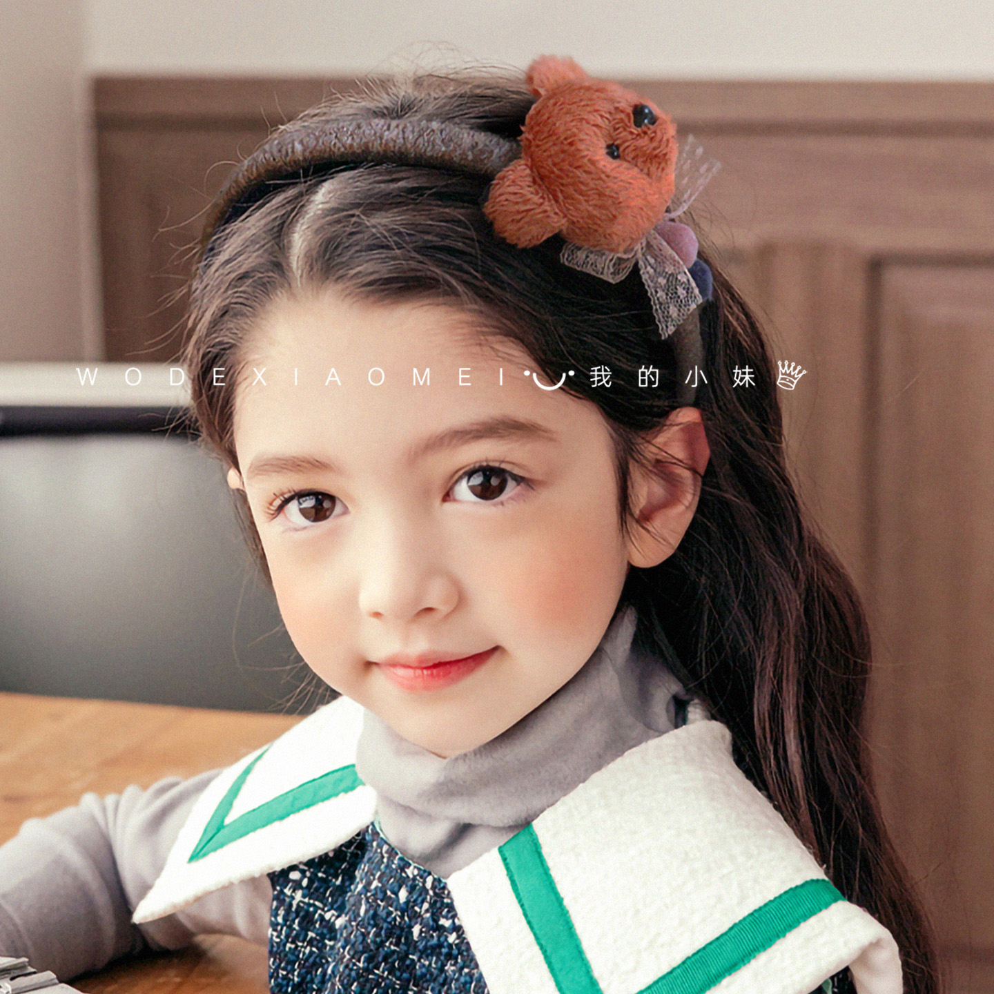 手工头饰卡通小熊发箍卖萌可爱