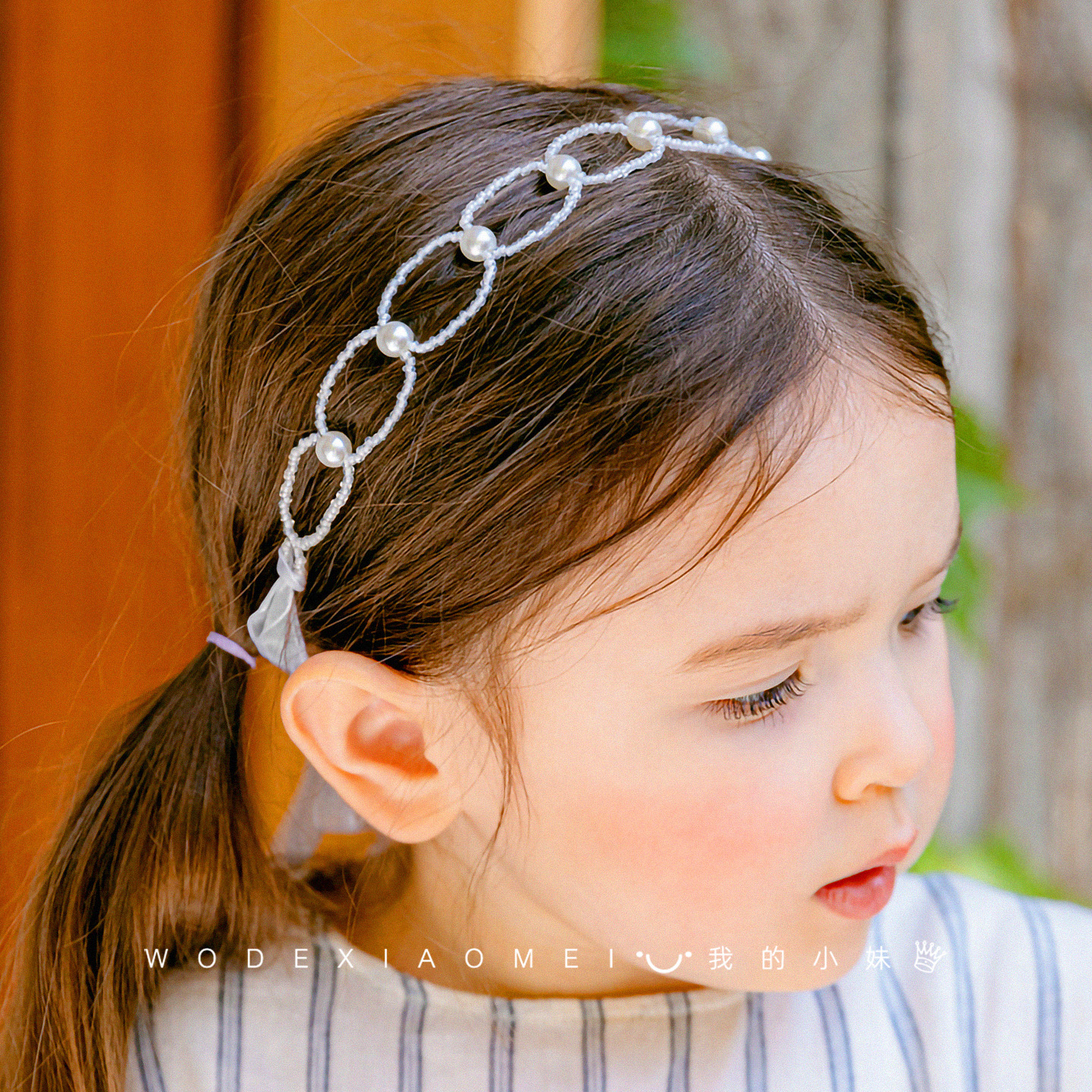 甜美森系女童少女蝴蝶结绑发发带