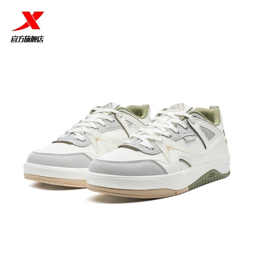 特步男鞋氢松|低帮板鞋2025新款冬季厚底增高休闲鞋百搭运动鞋男