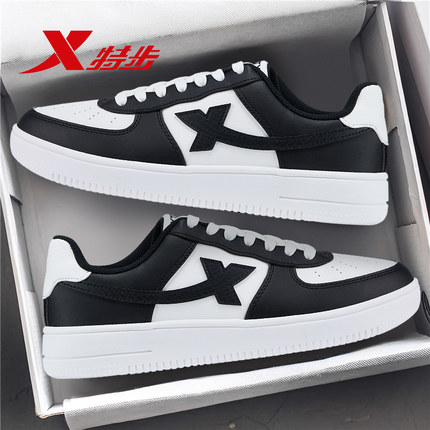 特步男鞋青少年板鞋2025新款初中学生休闲鞋空军一号百搭运动鞋男