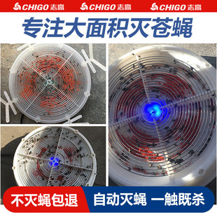 志高苍蝇捕捉神器灭蝇机全自动电击扑蝇抓诱捕灭杀诱蝇捕蝇器家用