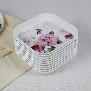 水果干碟桌面置物收纳家用吐骨头碟放垃圾分类果壳盆糖果盘子底座