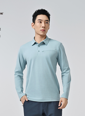BLACKYAK/布来亚克 新款男士户外徒步男款长袖POLO T恤SVM201