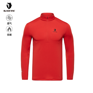 布来亚克 DNS系列长袖 冬季 男士 半拉T恤WVM663 新款 BLACKYAK