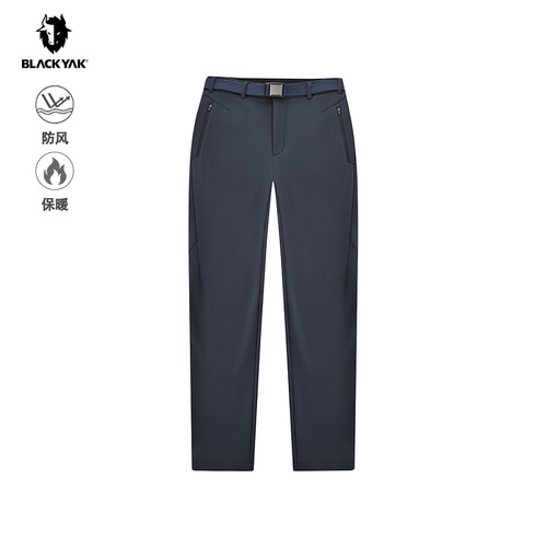BLACKYAK/布来亚克2025冬新款软壳保暖商务裤休闲裤男WYM309