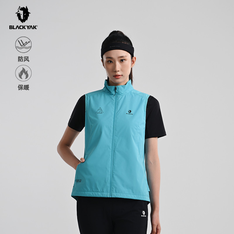 BLACKYAK/布来亚克2025秋新款女士户外越野跑轻量马甲FYW502