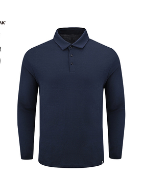 BLACKYAK/布来亚克 2025春新款男士户外羊毛长袖POLO T恤SYM005