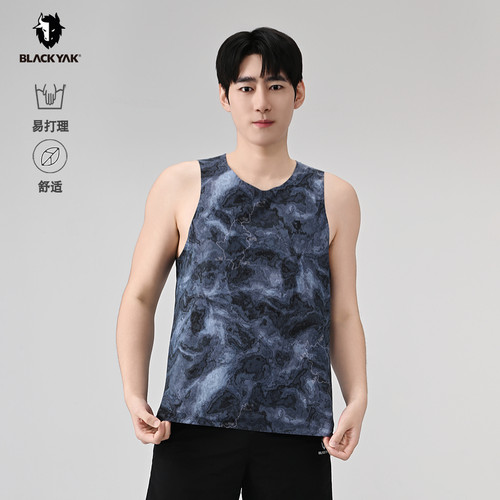 BLACKYAK/布来亚克 夏新款男士户外越野跑运动背心MYM049