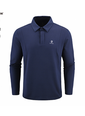 BLACKYAK/布来亚克 秋季男舒适宽松长袖POLO衫T恤内搭男FVM605