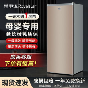 冷柜 荣事达冰柜小型家用小冰箱商用大容量保鲜冷藏冷冻柜两用立式