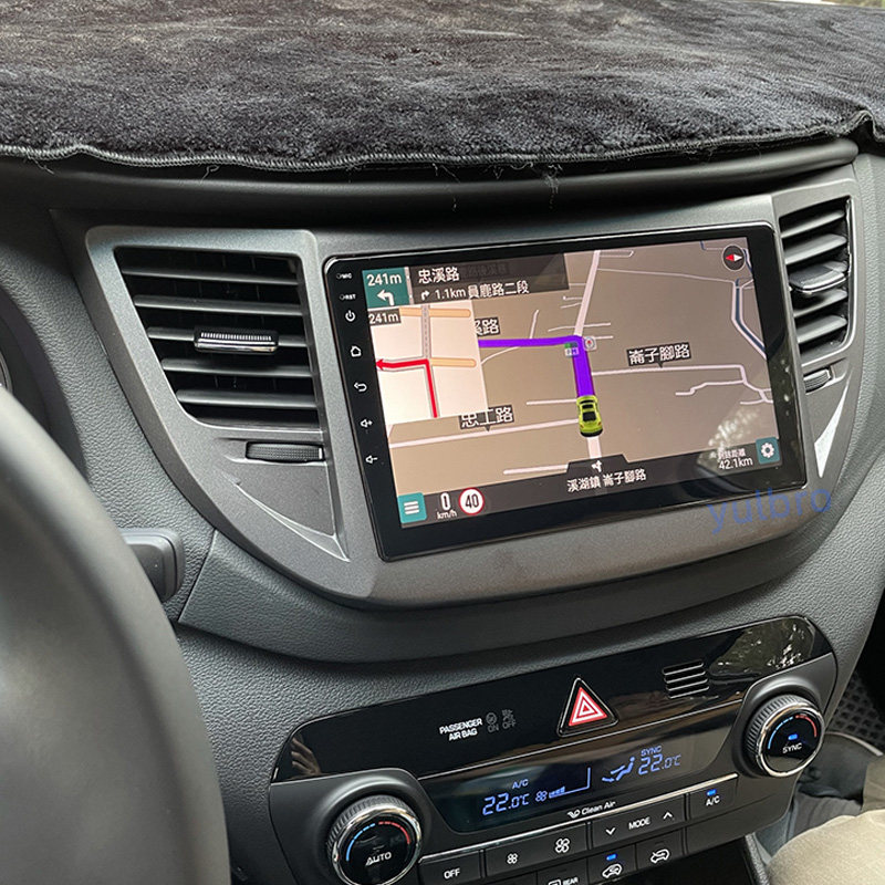 适用于海外台湾2016-2019年现代tucson安卓车机导航Carplay影音