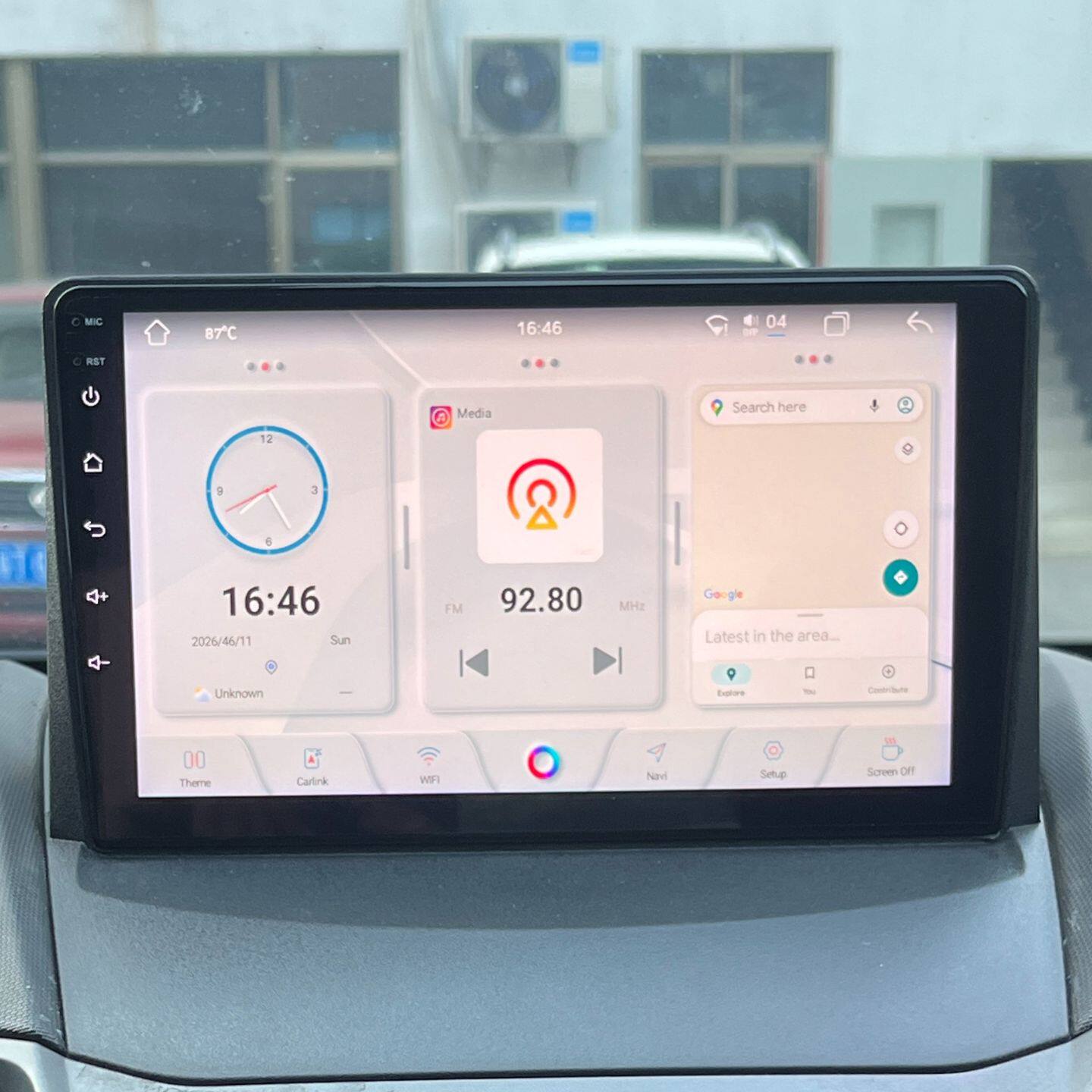 7865海外Android 14八核9-10寸主机2K大屏车载Carplay导航360全景