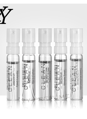 Clean 洁净清透棉麻雨暖棉冷棉洗衣间空气肌肤樱花绽放香水小样