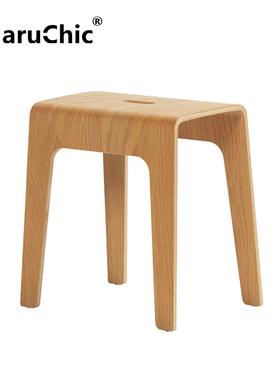 MaruChic创意设计师家具bimbo北欧现代实木休闲简约矮凳