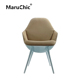 YC009 MaruChic设计师家具 chan 玻璃钢布艺会所酒店餐厅创意椅