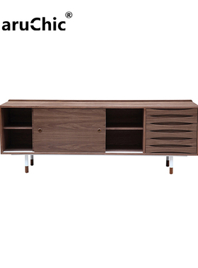 MaruChic实木 arne vodder mid century modern credenza电视柜