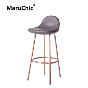 MaruChic创意设计师家具 Pebble Padded Stools 北欧极简高脚椅