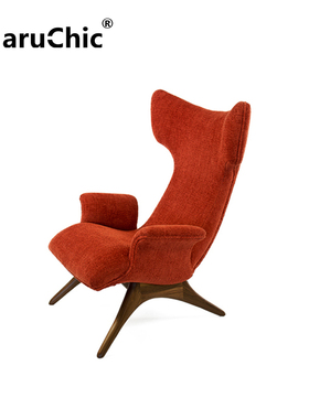 MaruChic北欧实木设计师家具 ondine armchair样板房客厅沙发椅