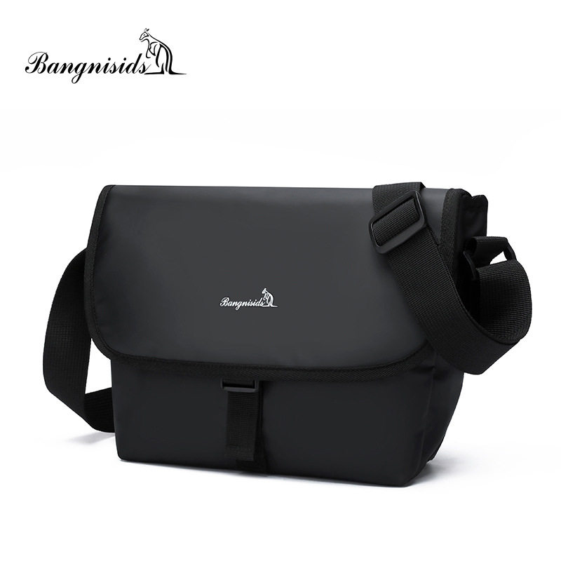 仅亏一天真皮春季韩版潮包男士防水斜挎包时尚百搭大容量运动背包