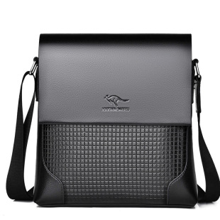 男款 挎包时尚 单肩包商务斜潮流男休闲包通勤男式 仅亏一天真皮男士