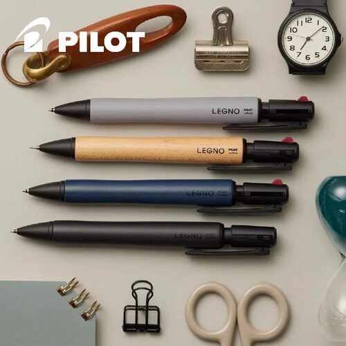 百乐LEGNO2+1木杆多功能笔