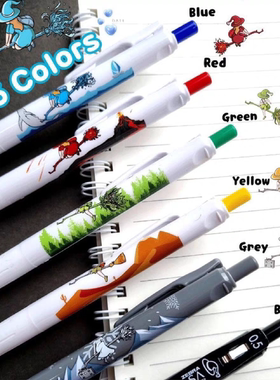 清仓日本ZEBRA斑马JJ15中性笔万圣节魔女宅急便限定按动中性笔0.5