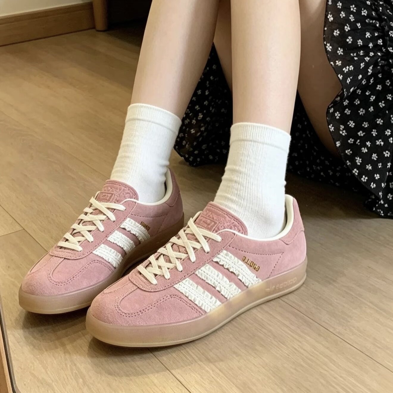 阿迪达斯Adidas T头鞋 德训鞋男女低帮休闲板鞋百搭运动鞋