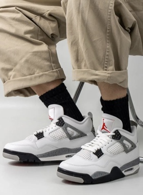 Nike/耐克AJ4 Air Jordan 4 耐磨防滑缓震复古篮球鞋FV5029-100