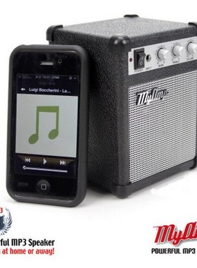 My AMP复古版吉他放大器迷你电脑音箱 创意随身便携mp3复古音响