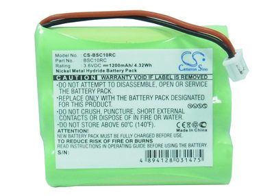 CS电池适用Binatone  Unit1无绳电话电池