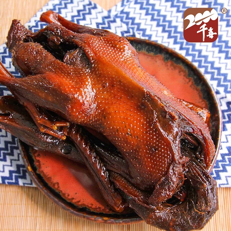 福建福安千喜(千禧)蜜汁卤鸭卤鸭翅鸭爪鸡翅孜然炸脖子酱鸭子