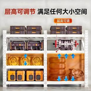 货架多层置物架储物间家庭货物架快递仓储重型仓库超强承重铁架子