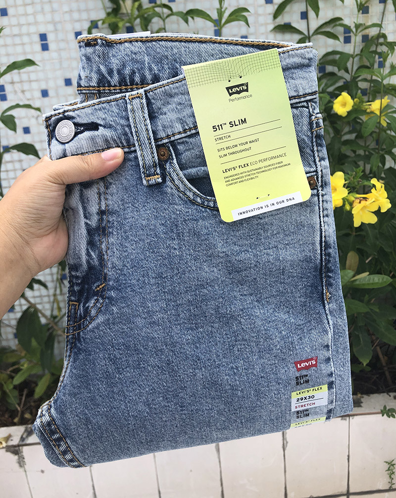 李维斯牛仔裤修身显瘦低腰微弹