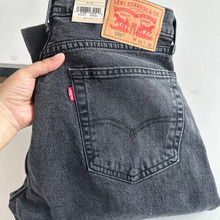 12.5oz美国levi's李维斯505中低腰宽松直筒灰色牛仔裤男505-2913