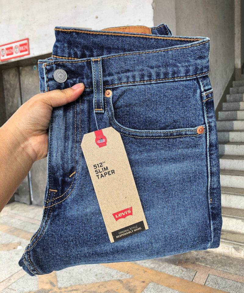9oz特价李维斯512levis修身小脚牛仔裤男微弹28833-0457