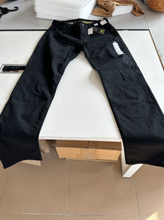 5435 直筒201 瑕疵特价 W33L32Lee黑色高弹修身