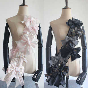 重工手作梦中的蝴蝶结小物安东尼lolita华丽绶带洛丽塔百搭配饰