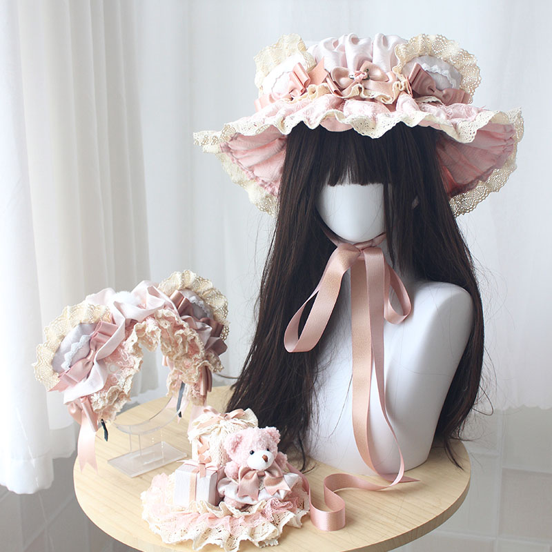 小熊童子发饰浓汤娃娃伞帽