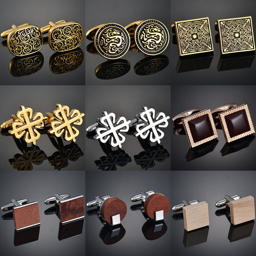 非凡中国结幸运旋纽伴郎公正袖扣