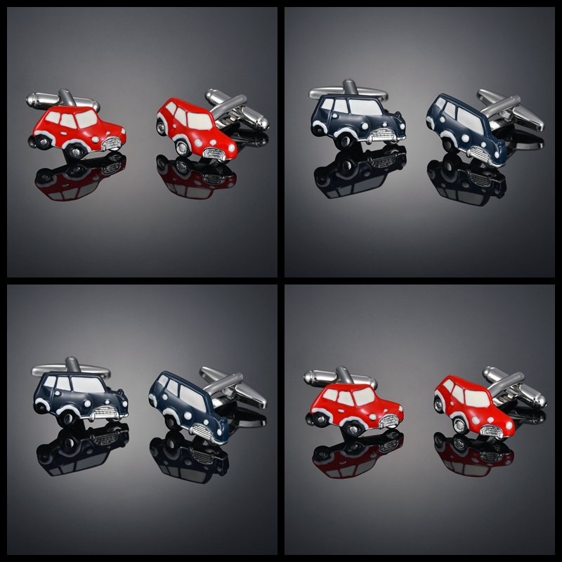 彩色时尚风商务男士袖扣夏季新品