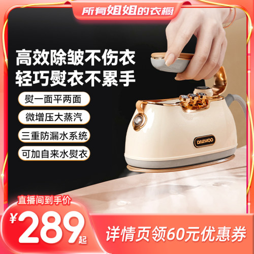大宇手持挂烫机【轻巧除皱快】