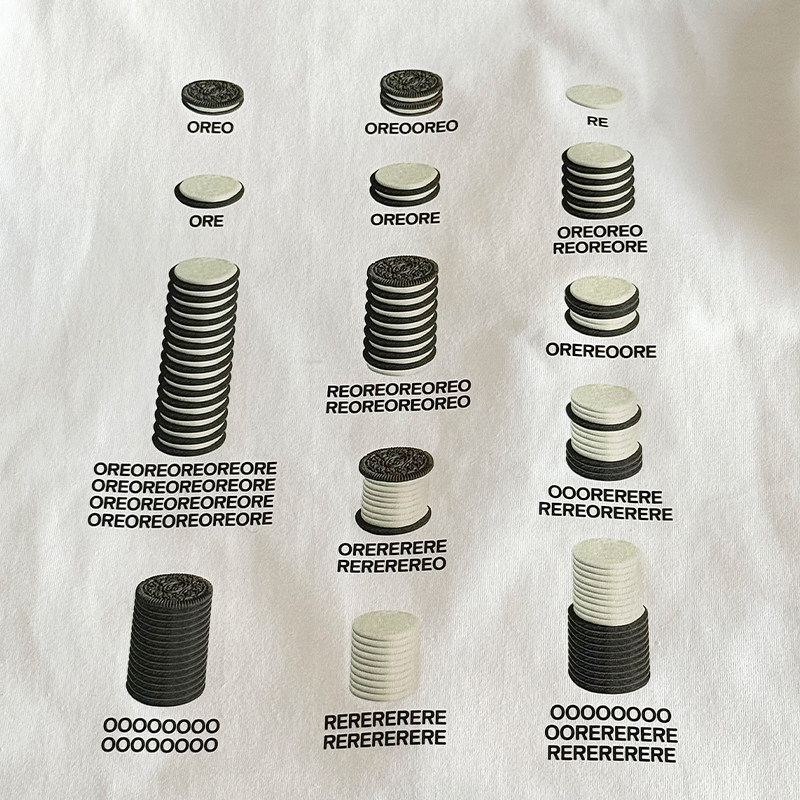 奥利奥的梗｜在宇间工作室240g纯棉T恤