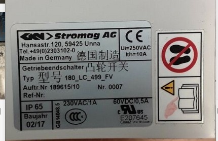 STROMAG 51-48-BM-499G-G 198649/20开关 TR CXS65S-00002编码器 电子元器件市场 编码器 原图主图