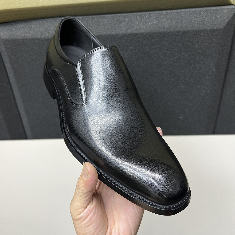 迪尼左伦英伦风真皮男士乐福鞋