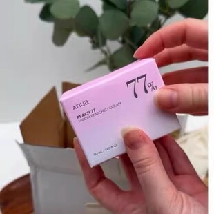 韩国Anua桃子77%烟酰胺面霜淡化印改善暗沉提亮修复皮肤屏障50ml