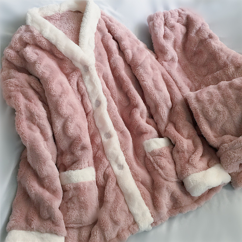 剪花睡衣女士秋冬加厚法兰绒长袖家居服套装情侣款,女士内衣/男士内衣/家居服,睡衣/家居服套装,淘宝优惠券,粉丝福利购,淘宝优惠卷