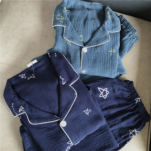 男士纯棉短袖和长袖睡衣家居服