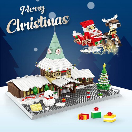 Santa Claus Office, Rovaniemi building blocks 圣诞老人积木
